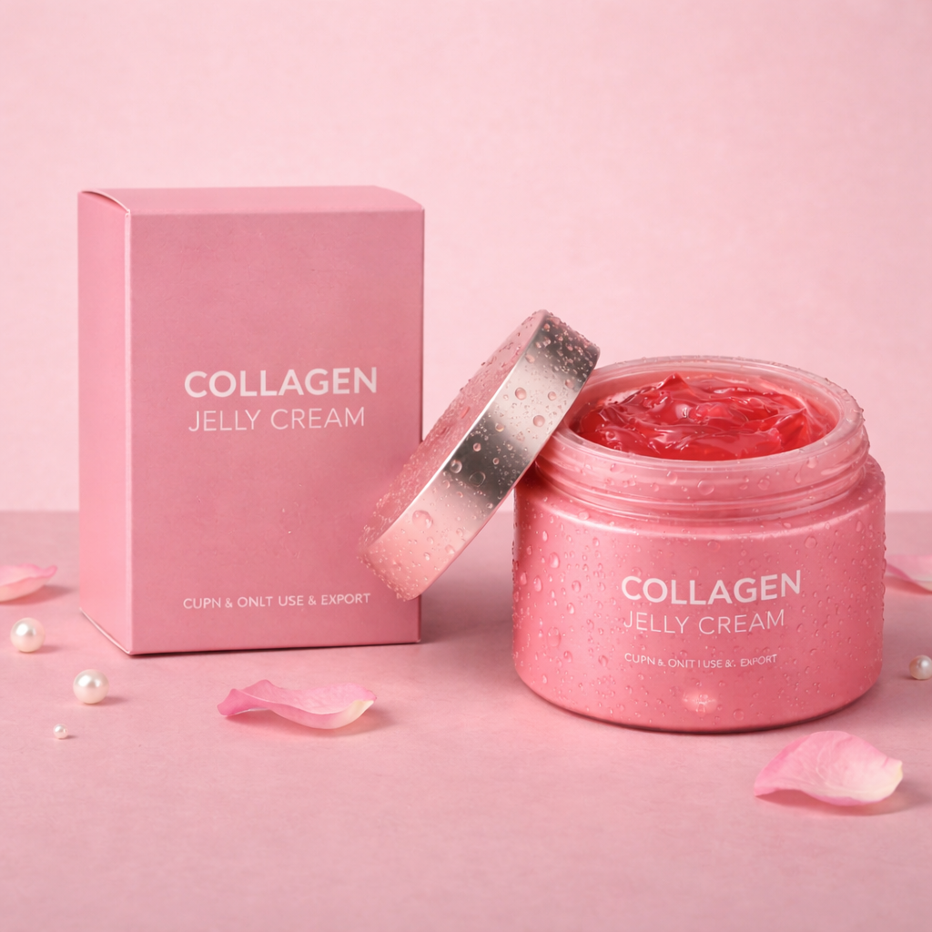 Korean Collagen Jelly Cream – Djup Återfuktning & Mjuk Hud tvc-ali-almatook